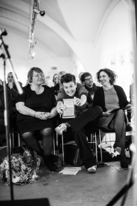 Stolze Preisträger im Publikum, Foto: Jo Larsson