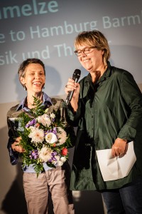 Sonja Engler von der Zinnschmelze mit Moderatorin Catarina Felixmüller, Foto: Jo Larsson