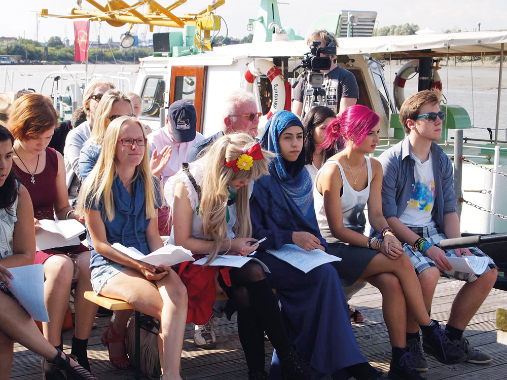 Sommerworkshop an der Elbe, Foto: Bianca Vogel