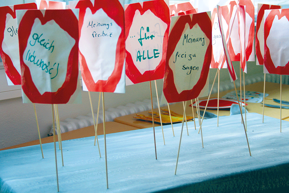 Workshop #8 Gemeinsam Laut Öffentlich, Foto: Alaa Taliaa, © Zinnschmelze